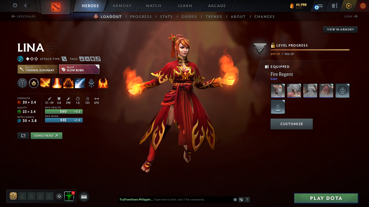 Crusader V | MMR 2196 | Behavior 10771 | Mainpool | Shadow Fiend Arcana | Stacked with Sets & Items | 1100+ Matches Played | 1300+ Hours Played