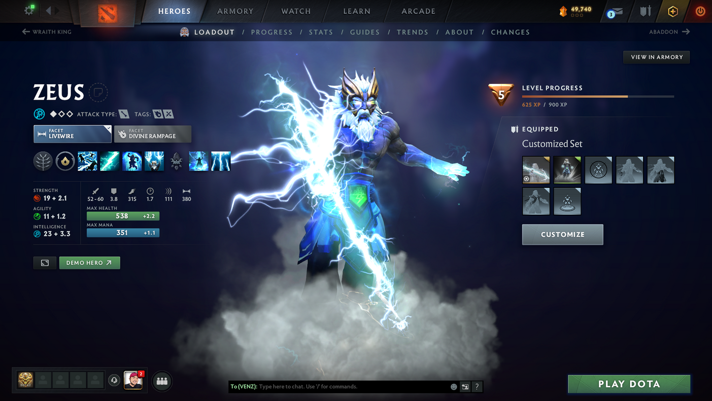 BATTLEPASS: TI8, TI9 | EARTHSHAKER, SF & ZEUS ARCANA | 2 PERSONAS | LION'S GREEN HAND | TINY PRESTIGE | 2 TERRAINS | TONS OF CACHE SETS | HIGH VALUE