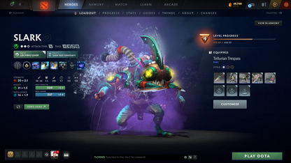 BATTLEPASS: TI8, TI9 | EARTHSHAKER, SF & ZEUS ARCANA | 2 PERSONAS | LION'S GREEN HAND | TINY PRESTIGE | 2 TERRAINS | TONS OF CACHE SETS | HIGH VALUE