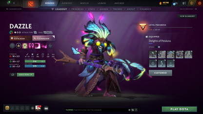 BATTLEPASS: TI8, TI9 | EARTHSHAKER, SF & ZEUS ARCANA | 2 PERSONAS | LION'S GREEN HAND | TINY PRESTIGE | 2 TERRAINS | TONS OF CACHE SETS | HIGH VALUE