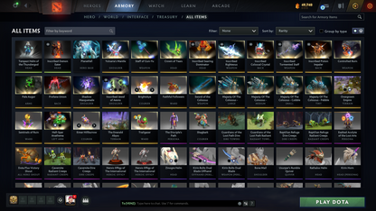 BATTLEPASS: TI8, TI9 | EARTHSHAKER, SF & ZEUS ARCANA | 2 PERSONAS | LION'S GREEN HAND | TINY PRESTIGE | 2 TERRAINS | TONS OF CACHE SETS | HIGH VALUE