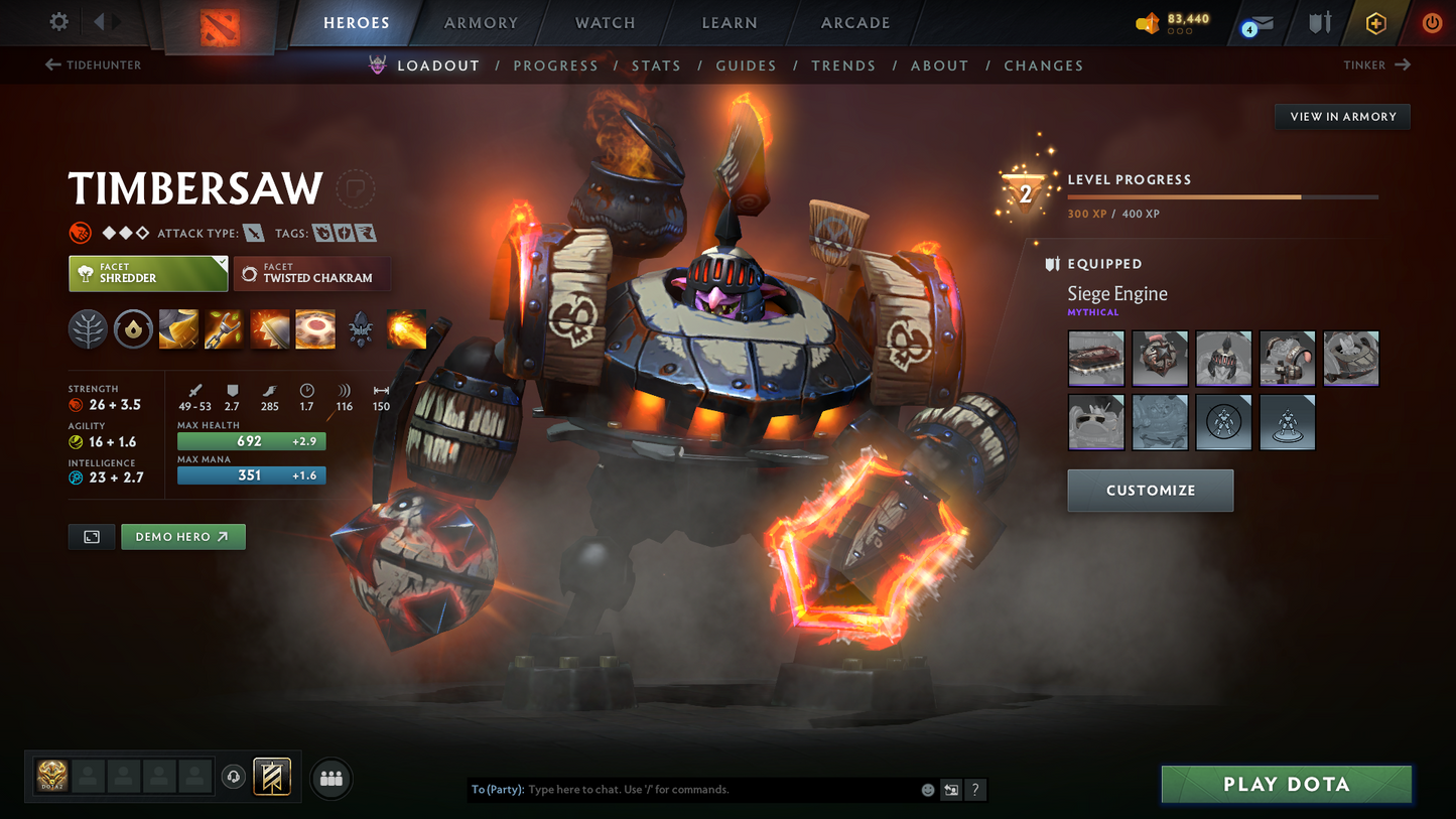 Crusader III | MMR: 1748 | Behavior Score: 10240 | Phantom Assassin Arcana | AM Persona | Many Items & Immortals Inside | Mainpool | Trophy Level: 144 | Full Access