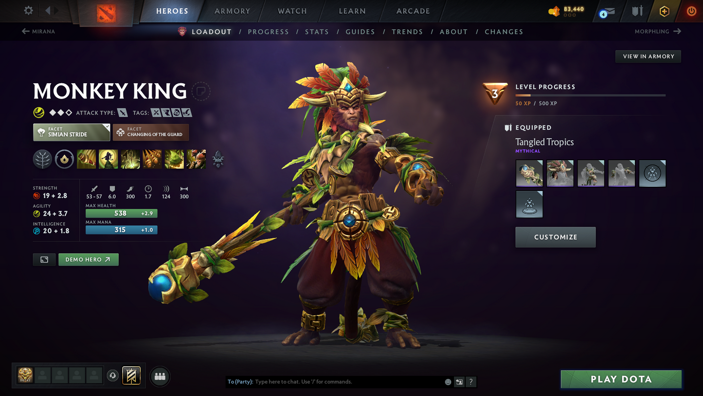 Crusader III | MMR: 1748 | Behavior Score: 10240 | Phantom Assassin Arcana | AM Persona | Many Items & Immortals Inside | Mainpool | Trophy Level: 144 | Full Access