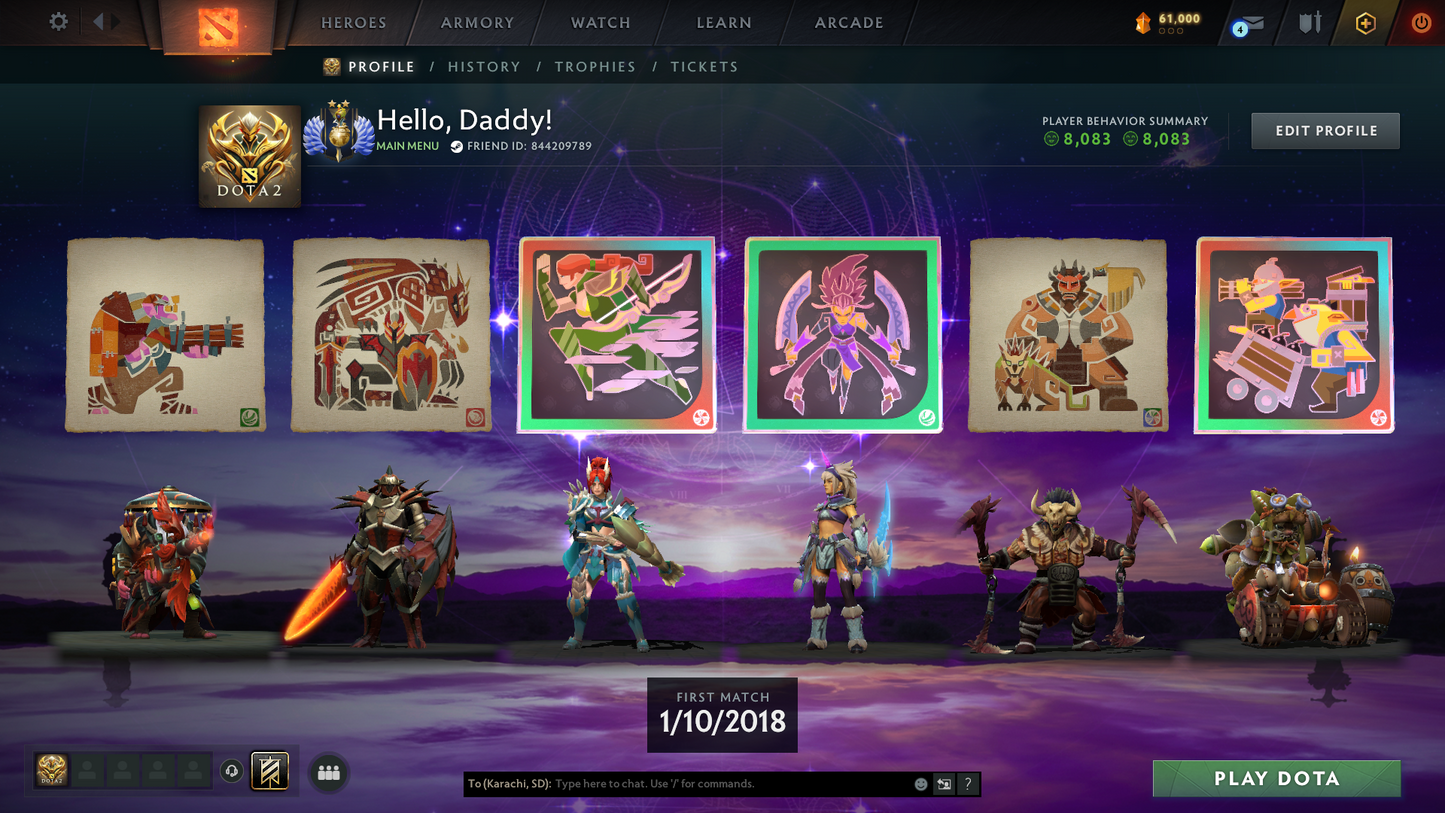 Divine II | MMR 4700 | Behavior 8083 | Fast Queue | AM Persona | 2018 Account | Full Access