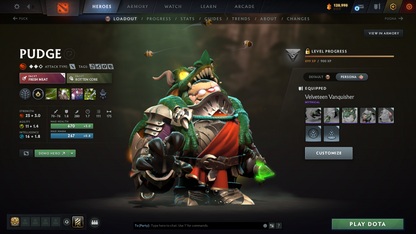 Windranger Arcana | 3 Arcanas including Ogre Magi & Juggernaut | 3 Personas: Pudge, Mirana & AM | MMR: 3092 | Behavior Score: 11310 | Exclusive Cache Sets | Mainpool | 1400+ Hours Played