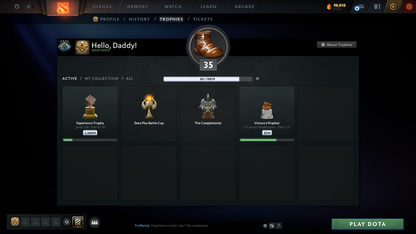 Crusader IV | MMR: 1954 - Behavior: 9294 | Mirana Persona | Complete 10th Anniversary Sets | Many Items & Sets Inside | Full Access | Mainpool | Trophy Level: 126