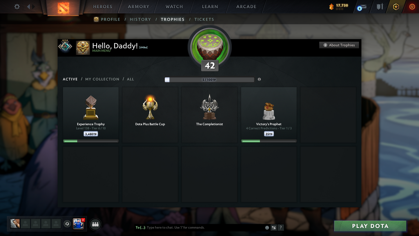 Crusader III | MMR 1739 | Behavior 9640 | Many Immortals Inside | Fast Queue | Full Access | 700+ Hours Played