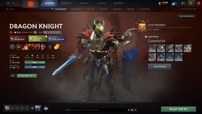 Crusader III | MMR 1739 | Behavior 9640 | Many Immortals Inside | Fast Queue | Full Access | 700+ Hours Played