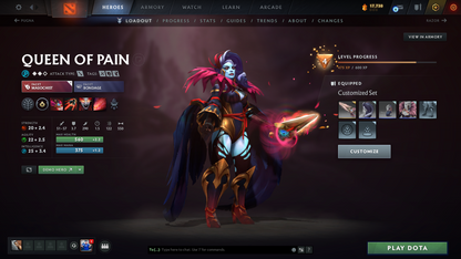 Crusader III | MMR 1739 | Behavior 9640 | Many Immortals Inside | Fast Queue | Full Access | 700+ Hours Played