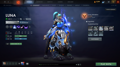 Crusader III | MMR 1739 | Behavior 9640 | Many Immortals Inside | Fast Queue | Full Access | 700+ Hours Played