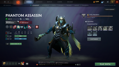 Ancient I | MMR 3840 | Behavior 7628 | Hours Played 744 | Mainpool | Fast Queue | Stacked with Many Sets!!!