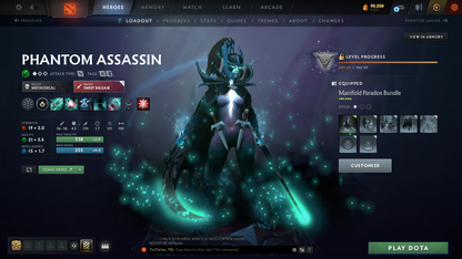 Legend II | MMR: 3304 - Behavior Score: 11992 | 2 Arcanas: Phantom Assassin & Monkey King | 3539 Hours Played | Many Immortals Inside | Mainpool | Trophy Level: 352 | Full Access