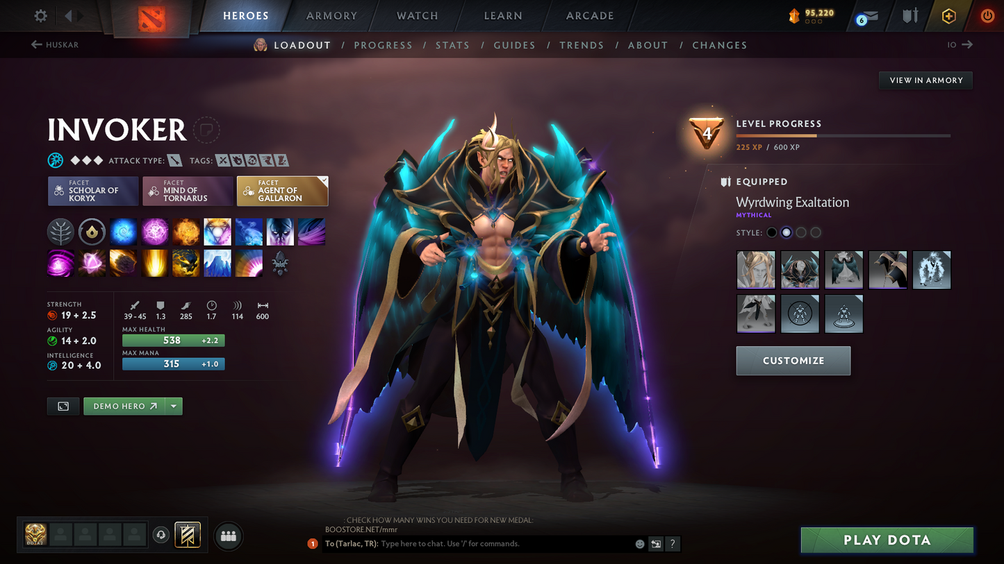 Legend II | MMR: 3304 - Behavior Score: 11992 | 2 Arcanas: Phantom Assassin & Monkey King | 3539 Hours Played | Many Immortals Inside | Mainpool | Trophy Level: 352 | Full Access