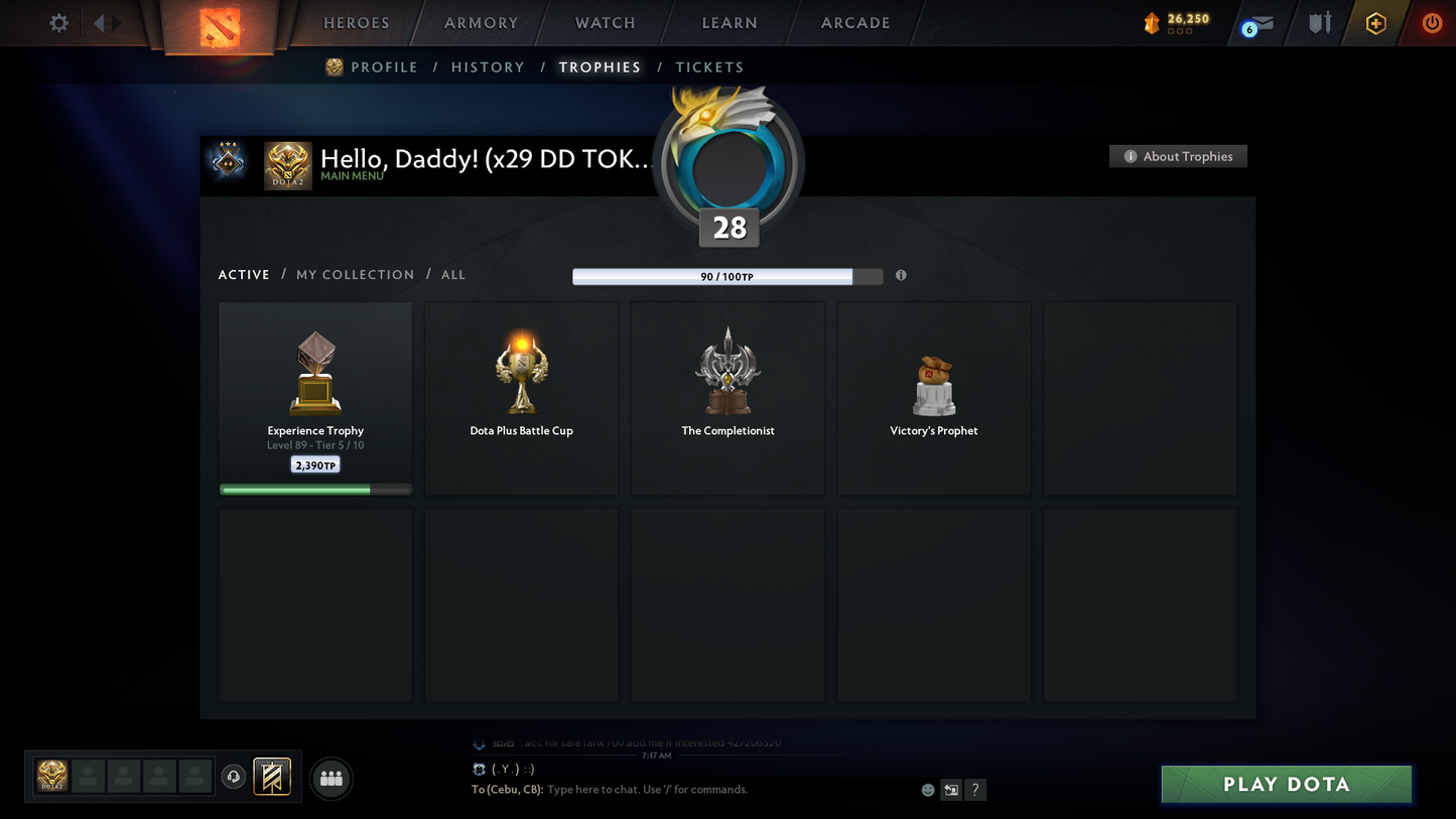 Guardian III | MMR: 1137 | Behavior Score: 10429 | x29 MMR DD TOKENS | Pudge Arcana | Many Immortals & Sets Inside | Fast Queue | Full Access