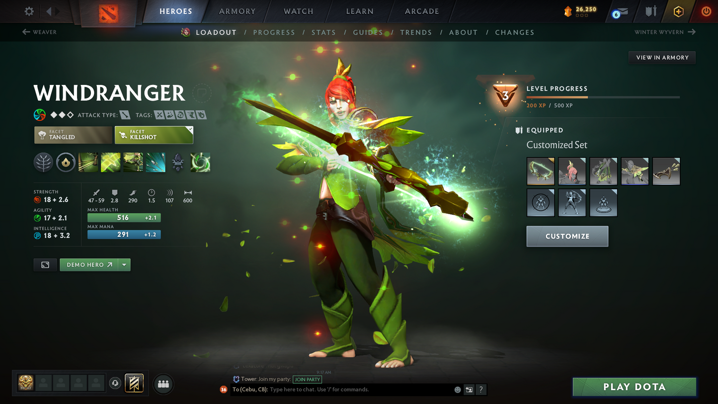 Guardian III | MMR: 1137 | Behavior Score: 10429 | x29 MMR DD TOKENS | Pudge Arcana | Many Immortals & Sets Inside | Fast Queue | Full Access