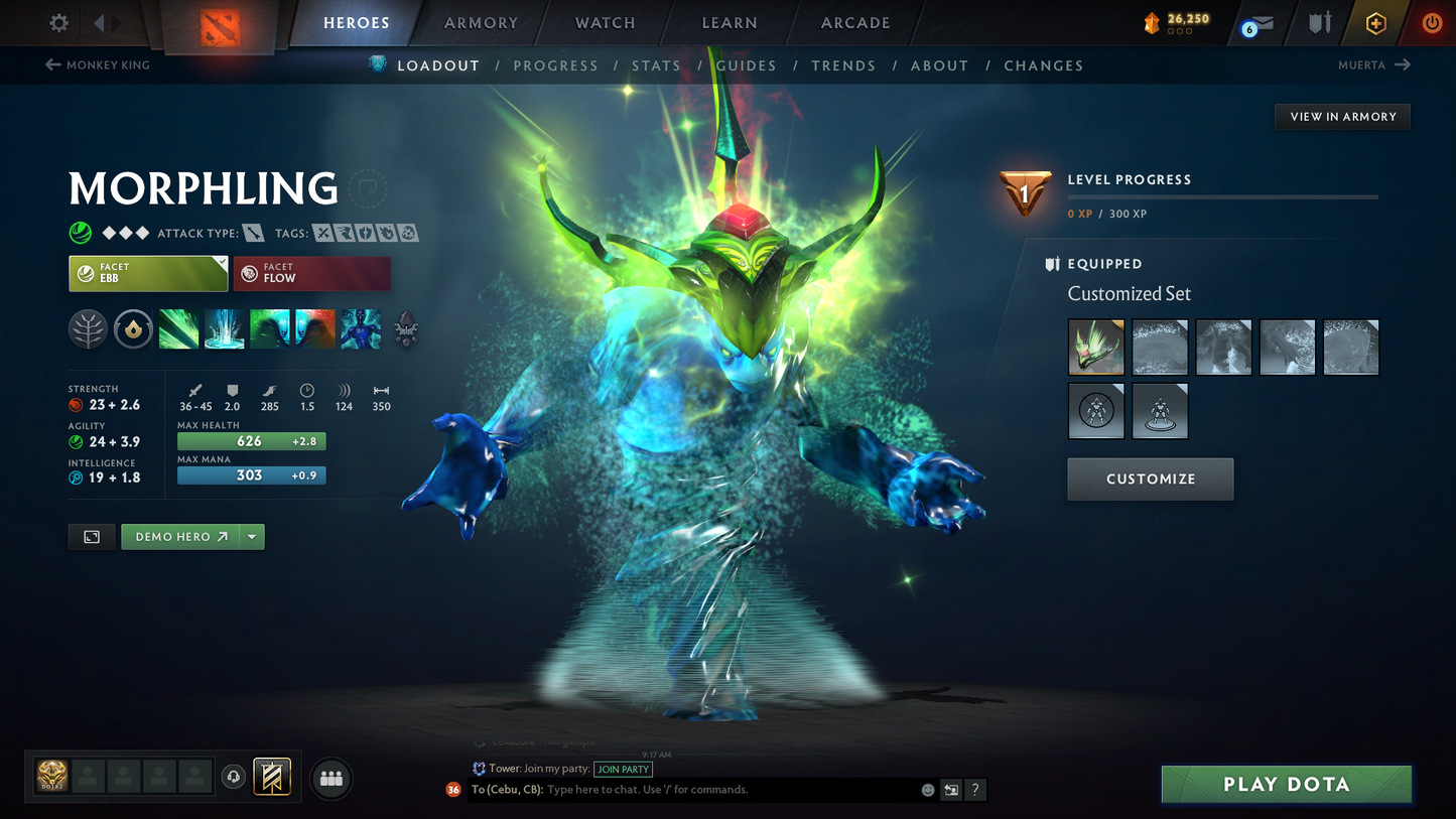 Guardian III | MMR: 1137 | Behavior Score: 10429 | x29 MMR DD TOKENS | Pudge Arcana | Many Immortals & Sets Inside | Fast Queue | Full Access