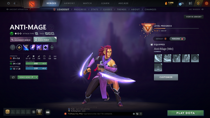 Crusader V | MMR: 2235 - Behavior Score: 8947 | Phantom Assassin Arcana | AM Persona | Many Immortals Inside | Mainpool | Trophy Level: 103 | Full Access