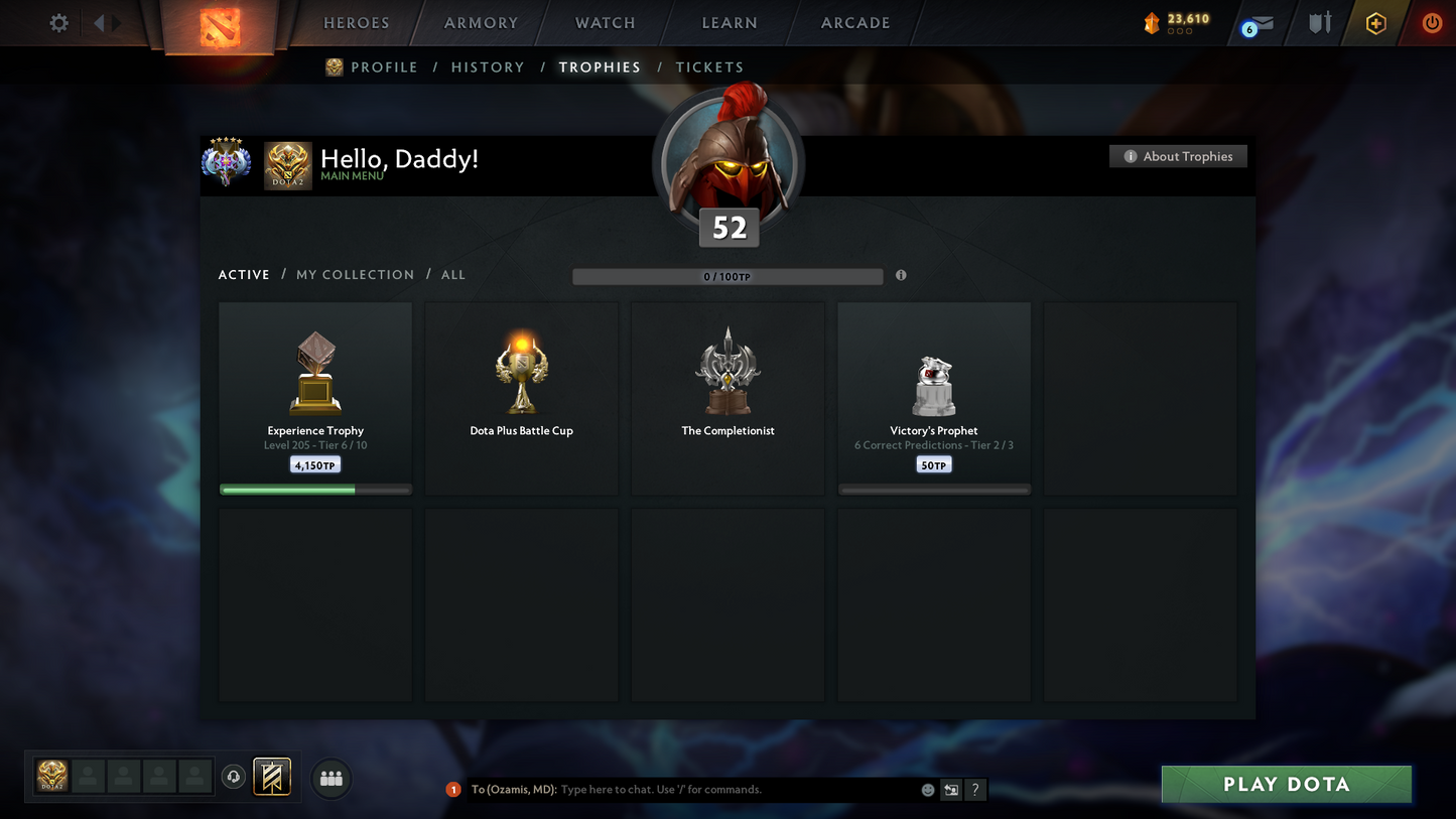 Ancient V | MMR: 4548 | Behavior Score: 12000 | Terrorblade Arcana | Anti Mage Persona | Many Sets & Immortals Inside | 1600+ Hours Played | Mainpool | Trophy Level: 205+ | Full Access