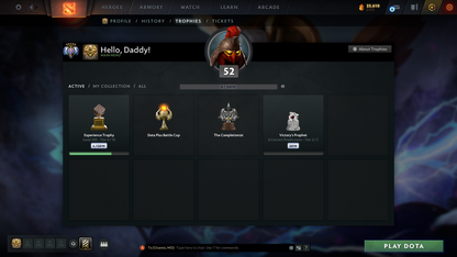 Ancient V | MMR: 4548 | Behavior Score: 12000 | Terrorblade Arcana | Anti Mage Persona | Many Sets & Immortals Inside | 1600+ Hours Played | Mainpool | Trophy Level: 205+ | Full Access