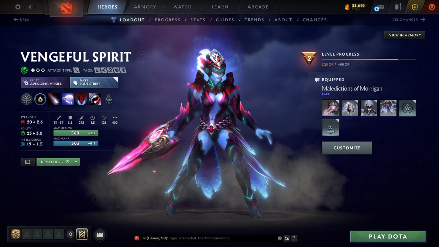 Ancient V | MMR: 4548 | Behavior Score: 12000 | Terrorblade Arcana | Anti Mage Persona | Many Sets & Immortals Inside | 1600+ Hours Played | Mainpool | Trophy Level: 205+ | Full Access