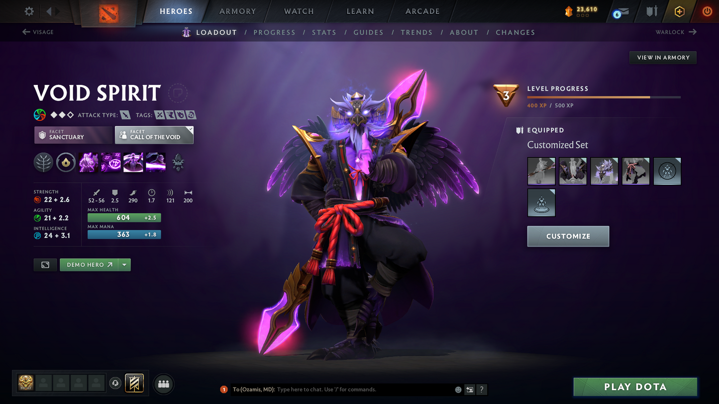 Ancient V | MMR: 4548 | Behavior Score: 12000 | Terrorblade Arcana | Anti Mage Persona | Many Sets & Immortals Inside | 1600+ Hours Played | Mainpool | Trophy Level: 205+ | Full Access
