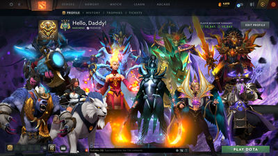 Archon IV | MMR: 2739 - Behavior Score: 10841 | 2 Arcanas: Phantom Assassin (Style 3) & Lina | Mirana Personas | 4562 Hours Played | Complete 10th Anniversary Items | Many Immortals & Items Inside | Mainpool | Trophy Level: 401 | Full Access