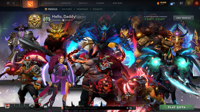 Archon V | MMR: 3069 - Behavior: 9877 | Many Immortals | Pudge Arcana | Antimage Persona | Mainpool | 2300+ Hours | Full Access | Fast Queue