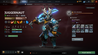 Ancient III | MMR: 4219 | Behavior: 9843 | 3300+ Hours Played | Terrorblade Arcana | 4 Latest Personas Skins: Invoker, AM, PA & Mirana | Expensive Cache Sets | Mainpool | High Trophy Level