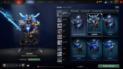 Ancient III | MMR: 4219 | Behavior: 9843 | 3300+ Hours Played | Terrorblade Arcana | 4 Latest Personas Skins: Invoker, AM, PA & Mirana | Expensive Cache Sets | Mainpool | High Trophy Level