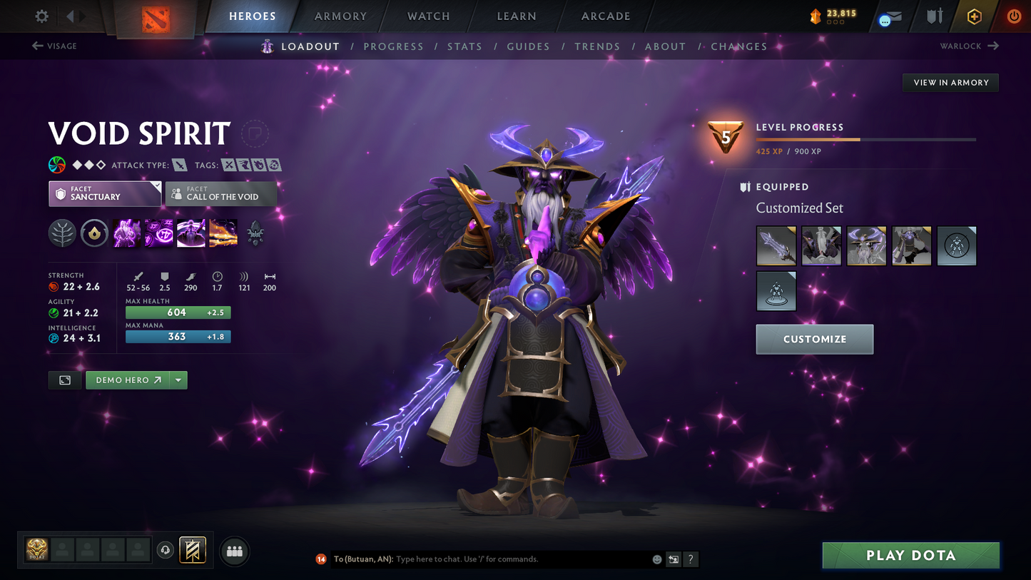 Ancient III | MMR: 4219 | Behavior: 9843 | 3300+ Hours Played | Terrorblade Arcana | 4 Latest Personas Skins: Invoker, AM, PA & Mirana | Expensive Cache Sets | Mainpool | High Trophy Level