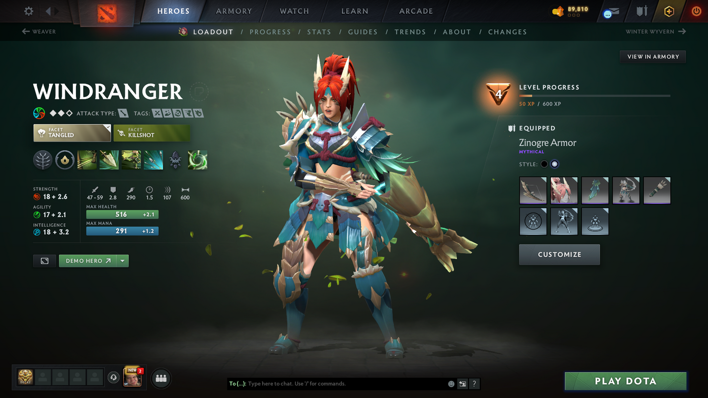 Ancient III | MMR: 3928 - Behavior: 11063 | Anti Mage Persona | Latest Quartero's Curios Sets | Trophy Level: 105 | Fast Queue | Full Access
