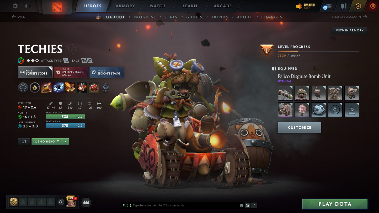 Ancient III | MMR: 3928 - Behavior: 11063 | Anti Mage Persona | Latest Quartero's Curios Sets | Trophy Level: 105 | Fast Queue | Full Access
