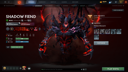 Ancient III | MMR: 3928 - Behavior: 11063 | Anti Mage Persona | Latest Quartero's Curios Sets | Trophy Level: 105 | Fast Queue | Full Access