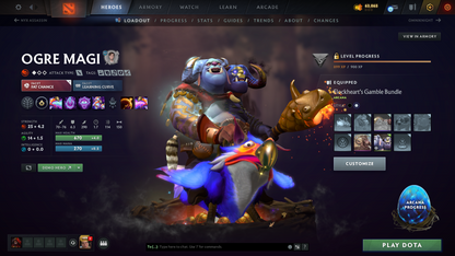 Divine IV | MMR: 5291 | Behavior: 12000 | 3 Exclusive Arcanas | 3 Personas: PA, AM & Mirana | Complete 10th Anniversary Items | Mainpool | High Trophy Level | 4468 Hours Played