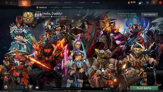 Ancient V | MMR: 4384 | Behavior Score: 11116 | Mainpool | 1500+ Hours | AM Persona | Many Rare Sets & Items | Full Access | 2014 Account