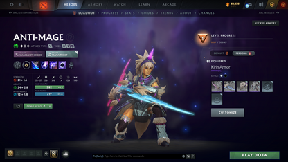 Ancient V | MMR: 4384 | Behavior Score: 11116 | Mainpool | 1500+ Hours | AM Persona | Many Rare Sets & Items | Full Access | 2014 Account