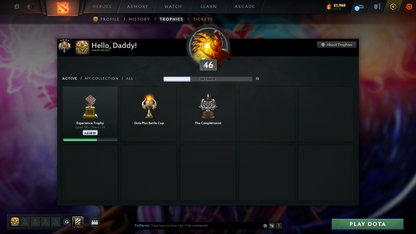 Legend IV | MMR: 3530 | Behavior: 9589 | Rubick Arcana | AM Persona | Latest Event Sets | 1200+ Hours Played | Mainpool | Fast Queue