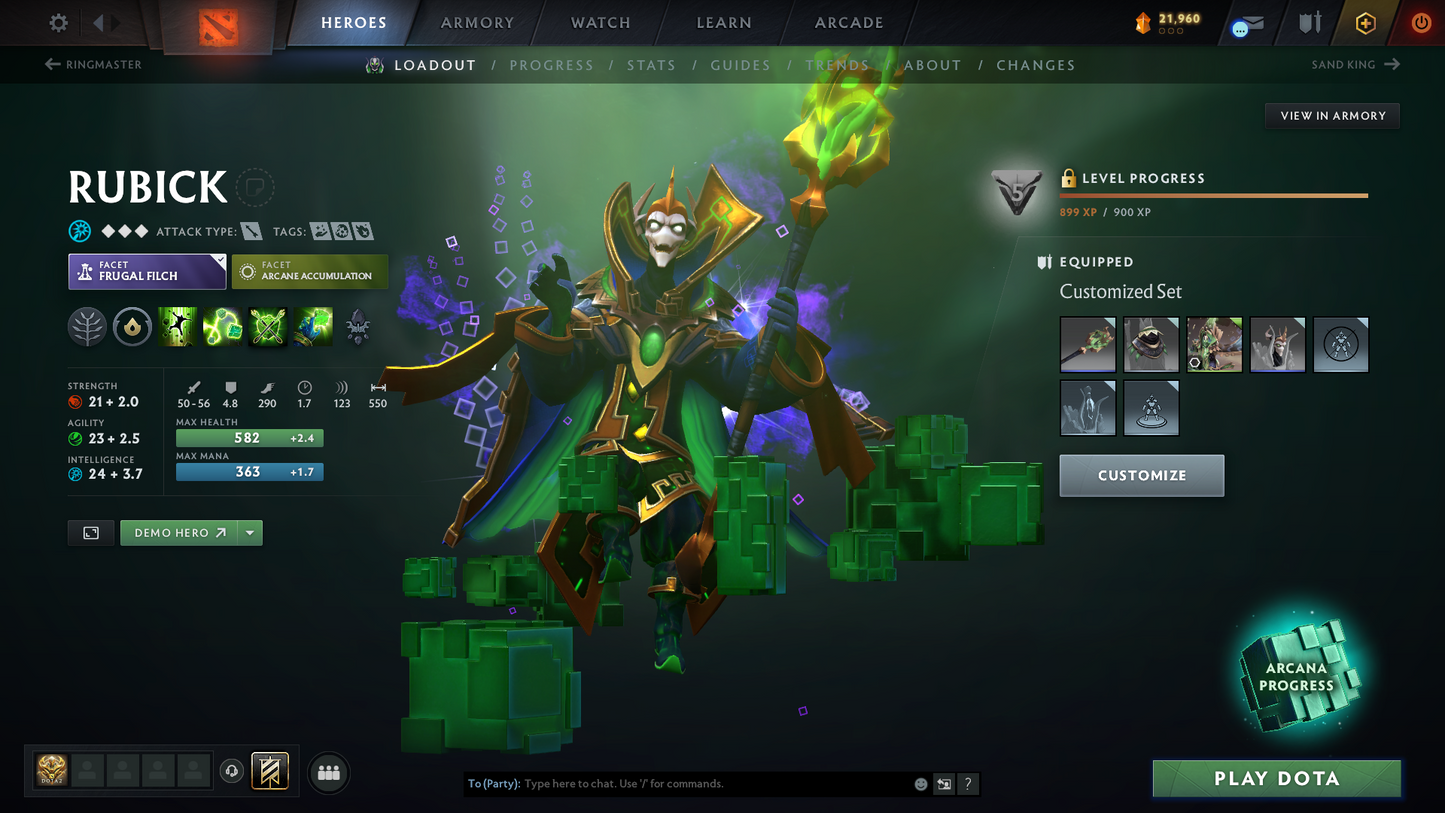 Legend IV | MMR: 3530 | Behavior: 9589 | Rubick Arcana | AM Persona | Latest Event Sets | 1200+ Hours Played | Mainpool | Fast Queue