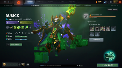 Legend IV | MMR: 3530 | Behavior: 9589 | Rubick Arcana | AM Persona | Latest Event Sets | 1200+ Hours Played | Mainpool | Fast Queue