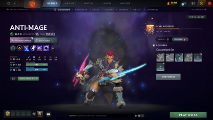 Legend IV | MMR: 3530 | Behavior: 9589 | Rubick Arcana | AM Persona | Latest Event Sets | 1200+ Hours Played | Mainpool | Fast Queue