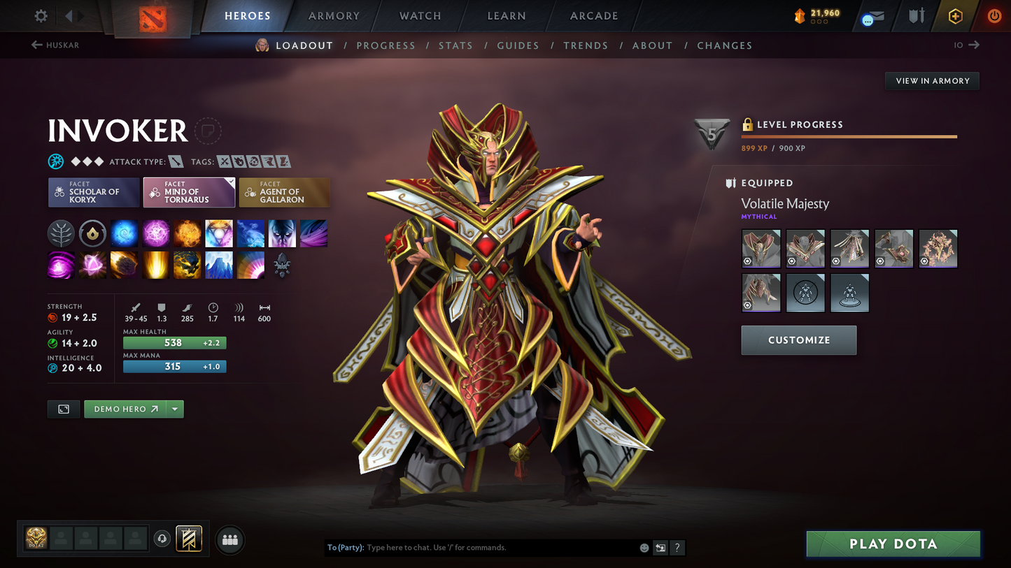 Legend IV | MMR: 3530 | Behavior: 9589 | Rubick Arcana | AM Persona | Latest Event Sets | 1200+ Hours Played | Mainpool | Fast Queue