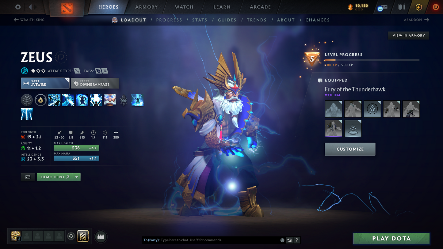 Crusader IV | MMR: 2157 | Behavior: 10004 | Monkey King Arcana | Decent Sets Inside | Fast Queue