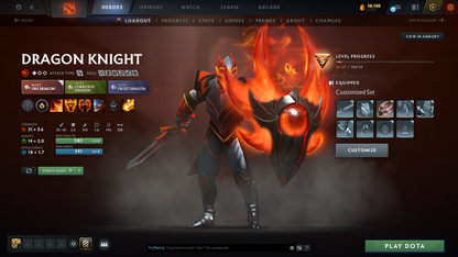 Crusader IV | MMR: 2157 | Behavior: 10004 | Monkey King Arcana | Decent Sets Inside | Fast Queue