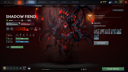 Legend II | MMR: 3252 - Behavior Score: 8052 | Anti Mage Persona | Latest Quartero's Curios Sets | Many Items | Fast Queue | Full Access
