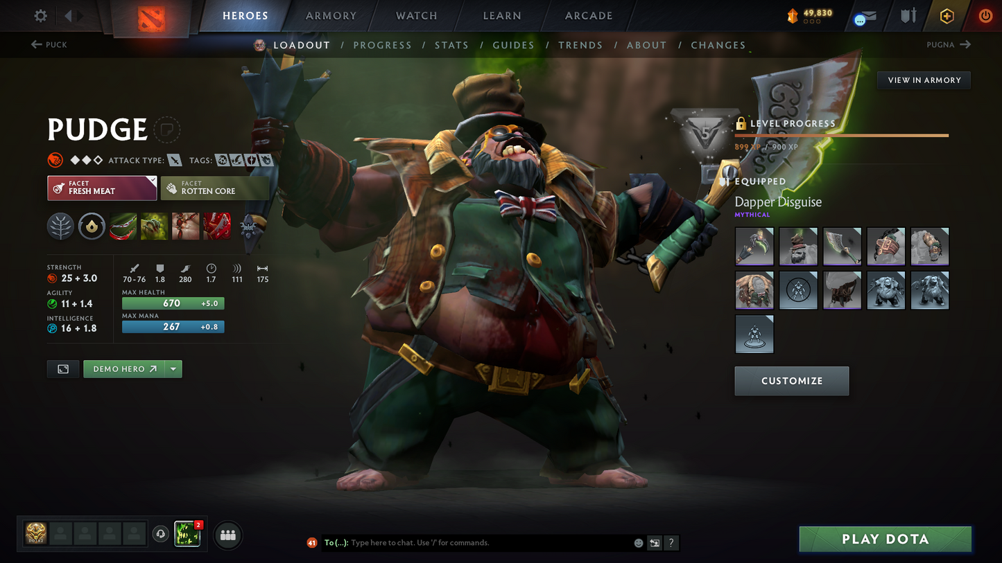 Divine III | MMR: 5083 | Behavior: 11966 | 3 Exclusive Arcanas | 2 Personas: AM & Mirana | Rare Cache Sets & Items | Complete 10th Anniversary | Mainpool | High Trophy Level | 6,640 Hours Played