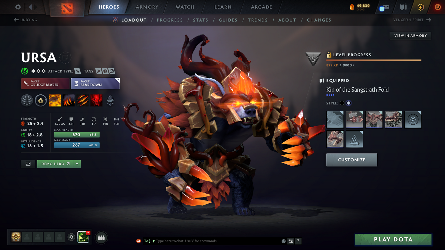 Divine III | MMR: 5083 | Behavior: 11966 | 3 Exclusive Arcanas | 2 Personas: AM & Mirana | Rare Cache Sets & Items | Complete 10th Anniversary | Mainpool | High Trophy Level | 6,640 Hours Played