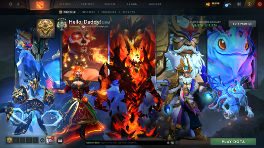 Archon V | MMR: 2996 | Behavior: 8576 | Shadow Fiend Arcana | 400+ Matches | Decent Sets Inside | Fast Queue | Full Access