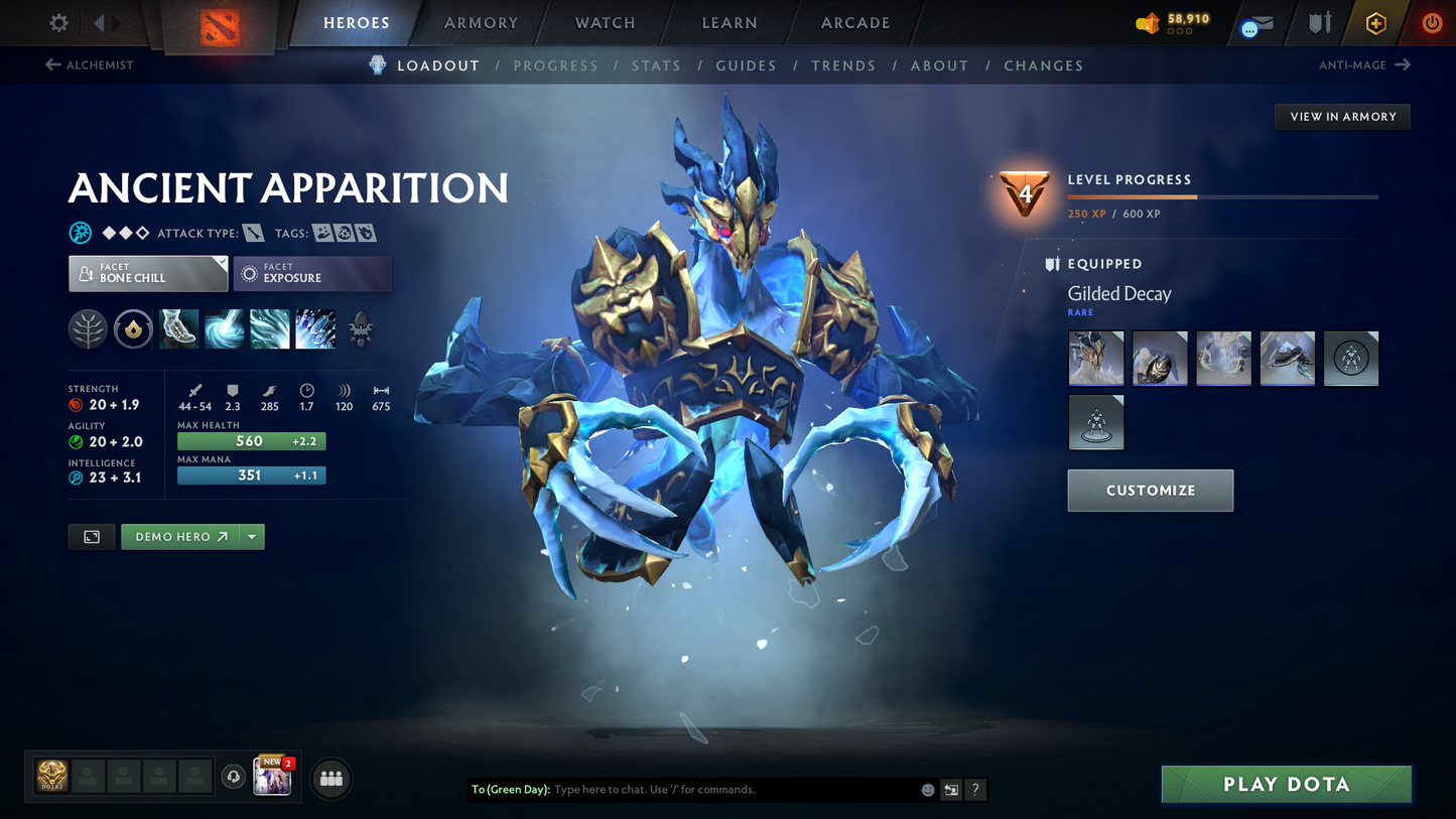 Archon V | MMR: 2996 | Behavior: 8576 | Shadow Fiend Arcana | 400+ Matches | Decent Sets Inside | Fast Queue | Full Access