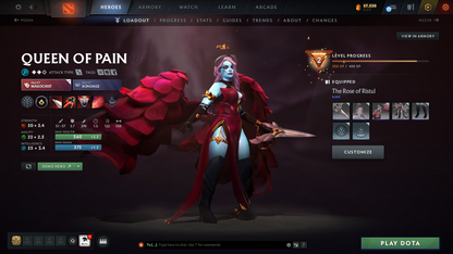 Guardian II | MMR: 1020 | Behavior Score: 10586 | x124 MMR DD TOKENS | 2 Arcanas: Pudge & Juggernaut | Many Rare Sets & Immortals Inside | 800+ Hours Played | Fast Queue | 2017 Account