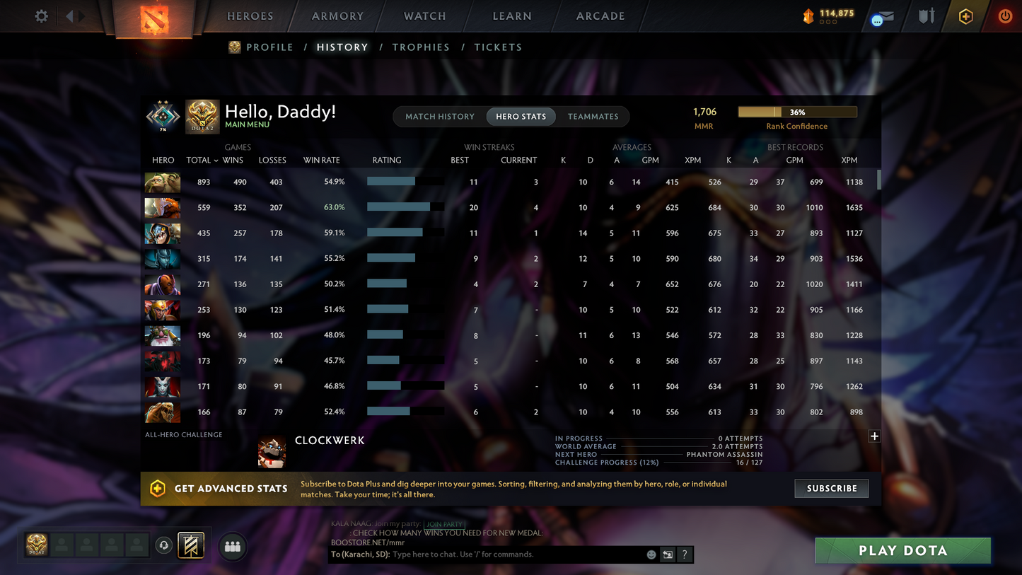 Crusader II | MMR: 1706 - Behavior: 10140 | Battlepass: TI7 | Arcanas - IO, Zeus, Rubick & CM | Kunkka Shark Immortal | 3 Personas | Many Cache Sets | 8000+ Hours | Complete Access